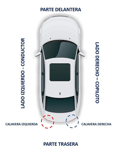 Calavera Honda Accord 4 Puertas Exterior 2001-01-2002-02 Foto 5