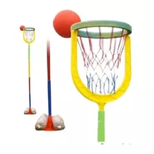 Free Basket Basquet Aro Con Pelota Original Serabot 