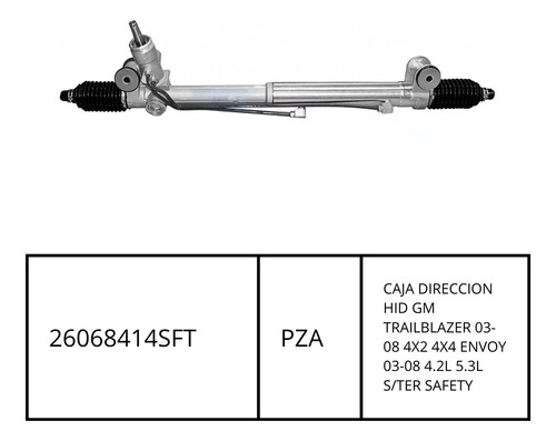 Caja Direccion Hid Gm Trailblazer 03-08 4x2 4x4 Envoy 03-08  Foto 2