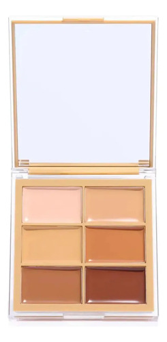 Paleta De Contornos E Iluminador Snatchural Beauty Creations Tono Sand