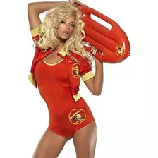 Smiffys Womens Baywatch Todo En Uno Mono