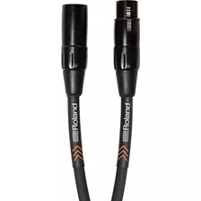 Roland Black Series Xlr Cable De Microfono 50 Ft Negro