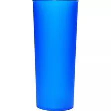 Kit 300 Copos Ecológicos Long Drink 350ml - Novidade! Cor Azul