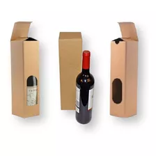 Cajas Cartón De Botella Para Vino / Pisco Pack 20u *envios