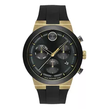 Movado Bold Reloj De Correa De Silicona Y Acero Inoxidable D