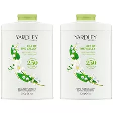 2 Talco Perfumado Yardley Lily Of The Valley 200g 