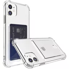 Funda Para iPhone 11, Transparente/resistente/tarjetero