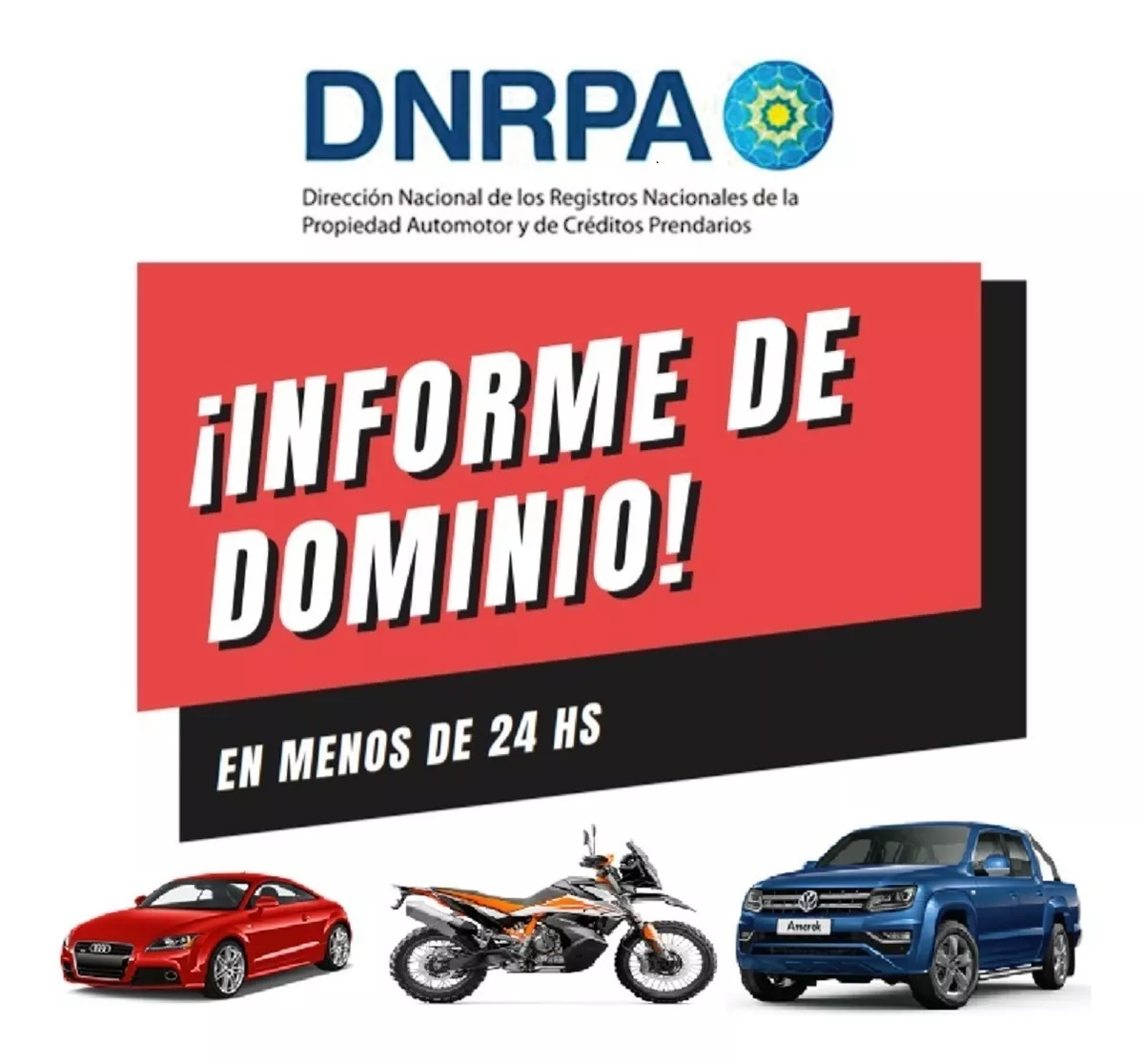 Informe De Dominio Urgente Auto O Moto No Pagues De Mas !