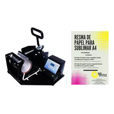 Termofijadora Plancha Para Mug 11oz, + Resma Papel 