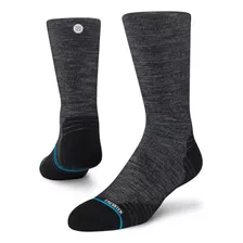 Meia Stance Run Light Wool Crew Preta