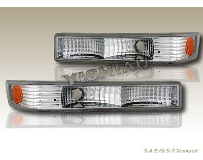 98-04 Chevy S10/blazer Headlights Clear + Bumper Lamps Zzh Foto 3