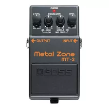 Pedal Guitarra Metal Zone Boss Mt-2