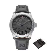 Reloj Naviforce 9202l Gris Original En Estuche 