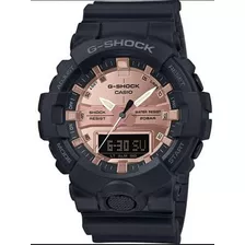 Reloj Casio G-shock Modelo Ga-800 Carátula Color Oro Rosado