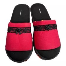 Pantufla Chinela Taco Chino Puntilla Sweet Lady 244-17