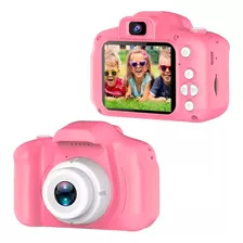 Camara Fotos Digital Compacta Niños Video + Juegos + Musica Color Rosa