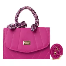 Bolsa Para Mujer Fana Milan Color Buganvilia Preciosa