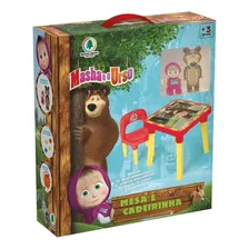 Mesinha Infantil Com Cadeira - Masha E O Urso Mesa