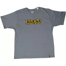 Camiseta Narina Skate Logo Azul (tamanho Especial)