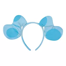 Diadema De Tela De Pistas Únicas De Blue, 1 Conteo (paquete