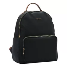 Bolsa De Costas Chenson Feminina Microfibra Impermeável Cor Preto