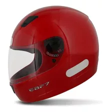 Capacete Moto Ebf Automático Solid Vermelho 58