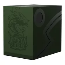 Double Shell Forest Green Verde Deck Box Dragon Shield