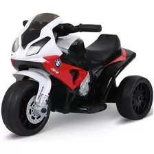 Moto Carro Electrico Niños Recargable Montable Trimoto Bmw Blanco/rojo