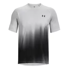 Polera Manga Corta Ua Tech Fde Hombre Gris Under Armour