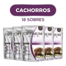 Optimum Alimento Húmedo Perro Cachorro Pollo X 18 Sobres