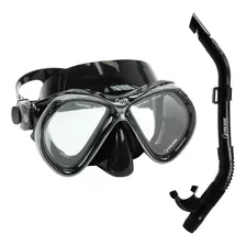 Conjunto Máscara Snorkel Para Mergulho Pesca Sub - Fun Dive