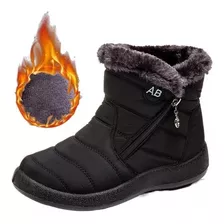 Botas De Neve Quentes De Inverno Impermeáveis Para Mulheres