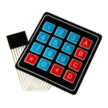 Teclado Membrana Matricial 4x4 Autoadhesivo Desarrollo