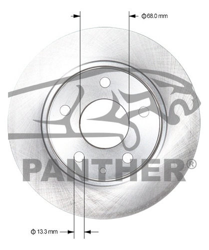 Disco Panther Dpx1099 Tras Mazda 3 2015 Foto 5