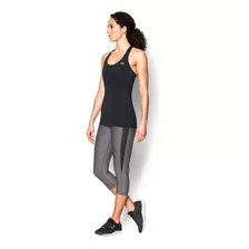 Playera Tank Under Armour Mujer Negro Armour Race 1271765001