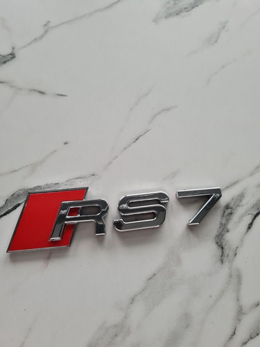 Emblema Logo Para Cajuela Audi Rs1 Rs6 Rs7 En Cromo  Foto 3