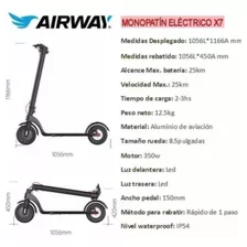Monopatín Eléctrico Airway Nuevo!