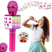  Microfone Bluetooth Sem Fio Youtuber Karaoke Infantil