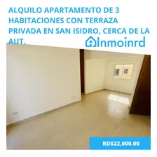 Alquiler De Apartamento En La Autopista De San Isidro