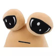 Pou Triste Felpa Café Suave Ojos Bordados Peluche Tik Tok