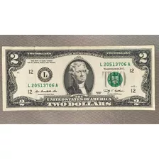 Billete De Dos Dólares Para Colección