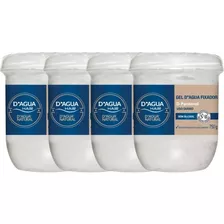 4un Gel D'agua Fixador Para Uso Diário 750g D'agua Natural