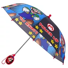 Sombrilla Nintendo Kids De Super Mario Rain Wear Para