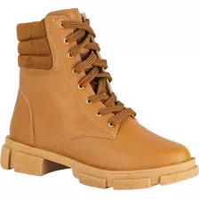 Bota Coturno Adventure Tratorado Confort Trend Cano Curto