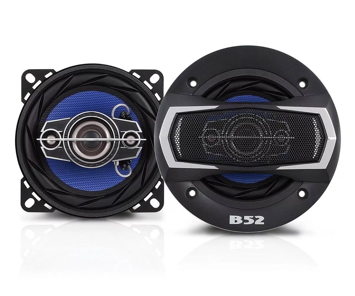 Par De Parlantes B52 Wave 4 Pulgadas 150w 4 Vias P/ Estereo