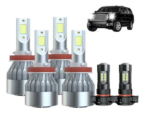 Kit De Focos Led H1 H11 5202 Para Volkswagen Routan 10-2014