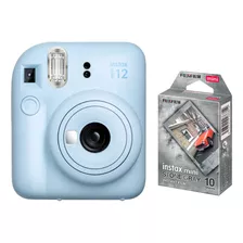 Combo Cámara Instax Mini 12 + Papel Mini Stone Gray