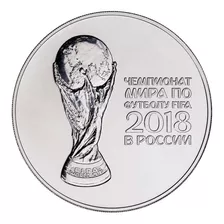 Rússia Moeda Comemorativa Da Copa Mundo De 2018 25 Rublos