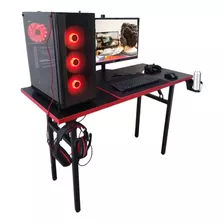 Escritorio Plegable Gamer Patas De Fierro 120 Cm