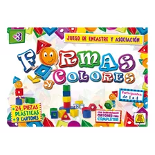 Implas 340 Formas Y Colores Encastre Juego De Mesa Didactico